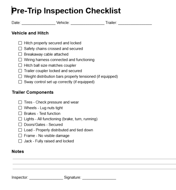 Complete Trailer Management Form Bundle